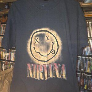 Nirvana Smiley Face T-Shirt Size XL